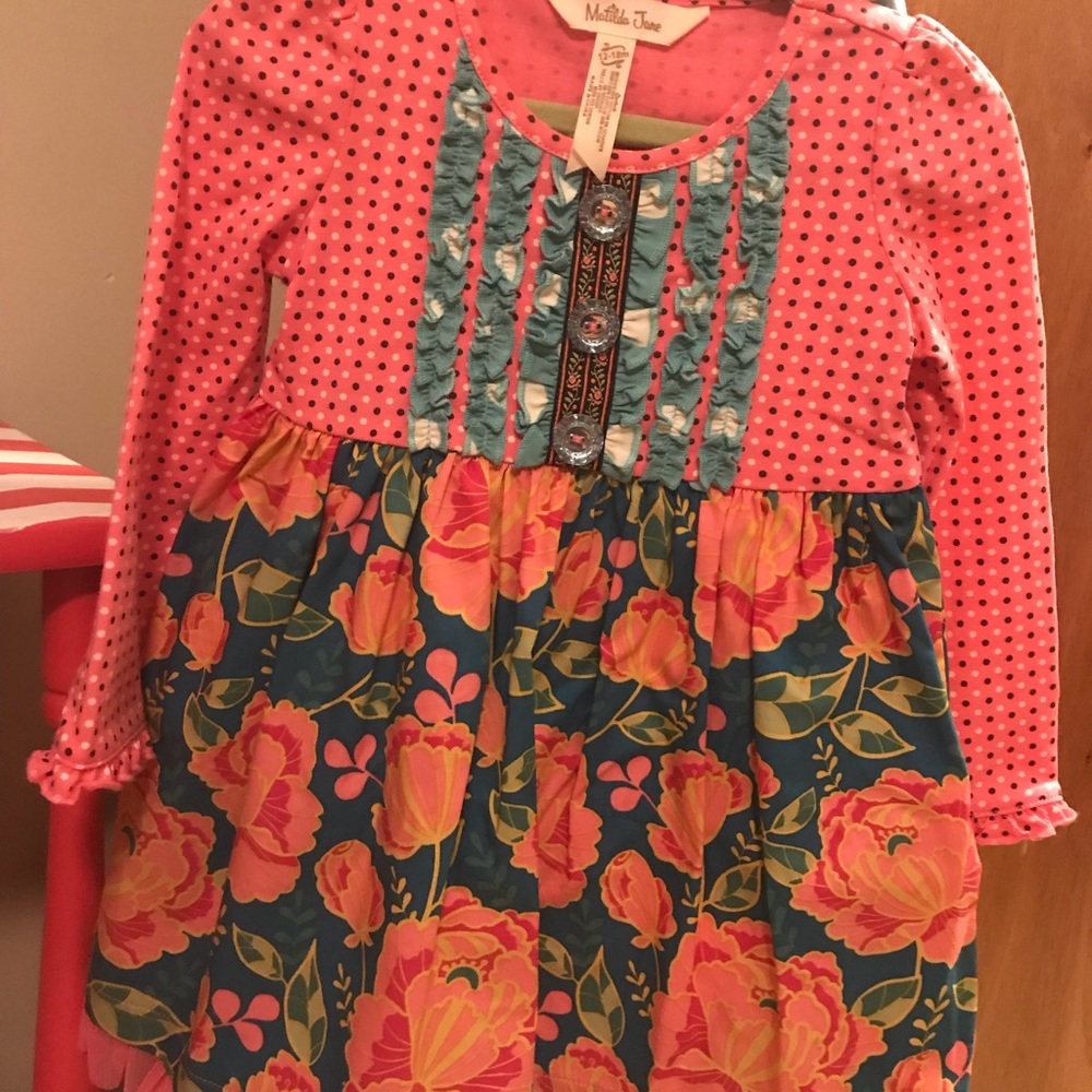 Matilda Jane dress with diaper cover